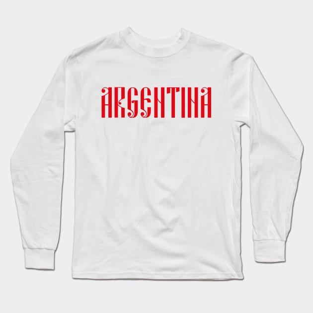 ARGENTINA 2018 Long Sleeve T-Shirt by eyesblau